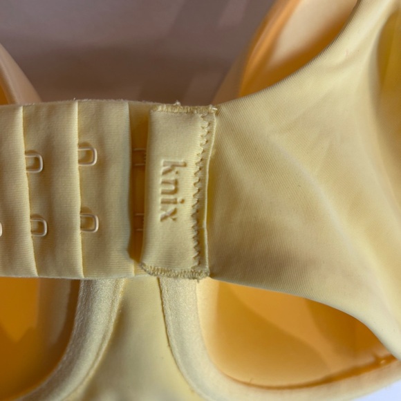 KNIX Sz 42DD Freeflex Demi Bra Padded Adjustable Straps and Back Buttercup NEW - Picture 7 of 8